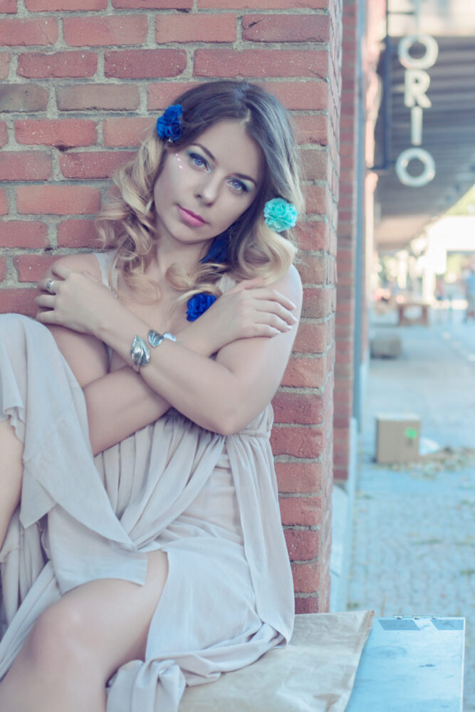 retrato de quinceañera