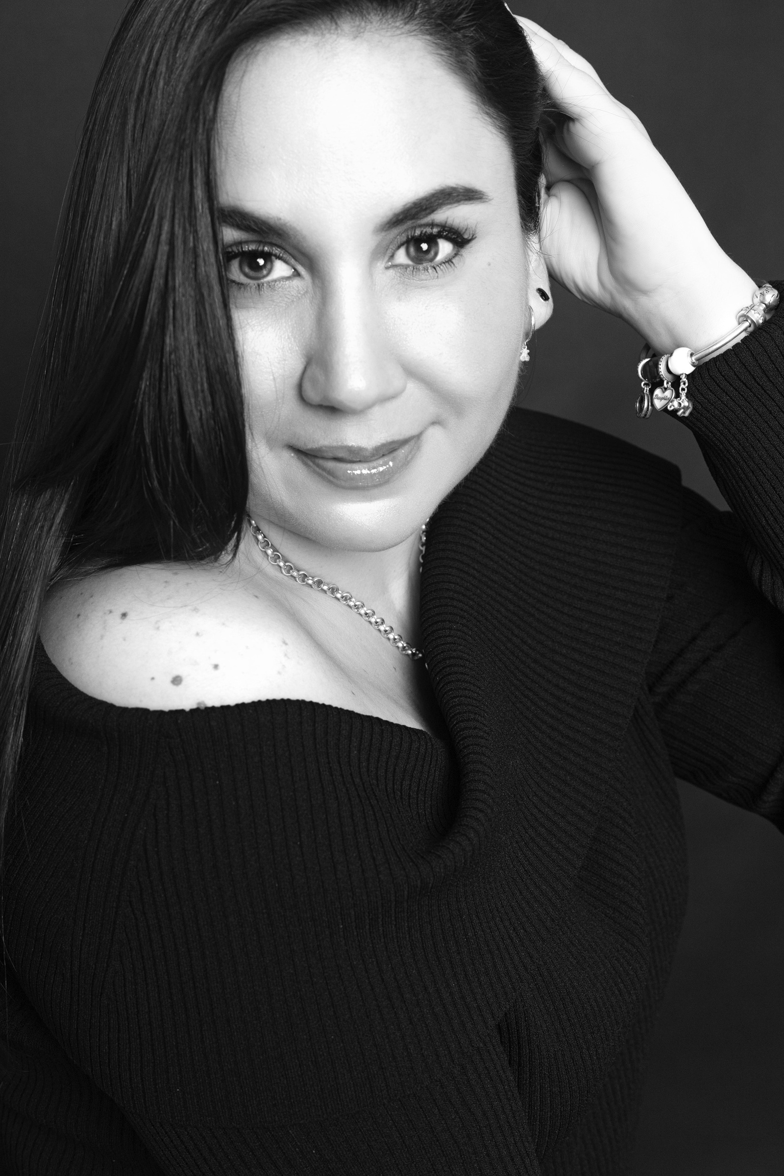 fotografia de retrato blanco y negro en madrid